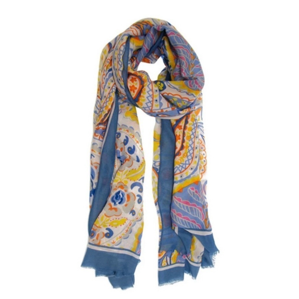 NWT JOY SUSAN Pasiley Floral Scarf, Multiple Colors